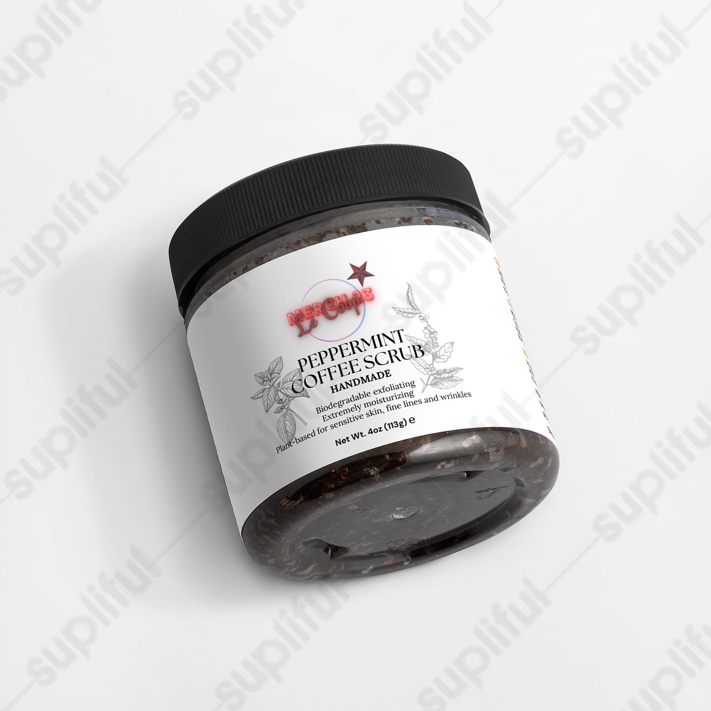 LCM23 Peppermint Coffee Scrub