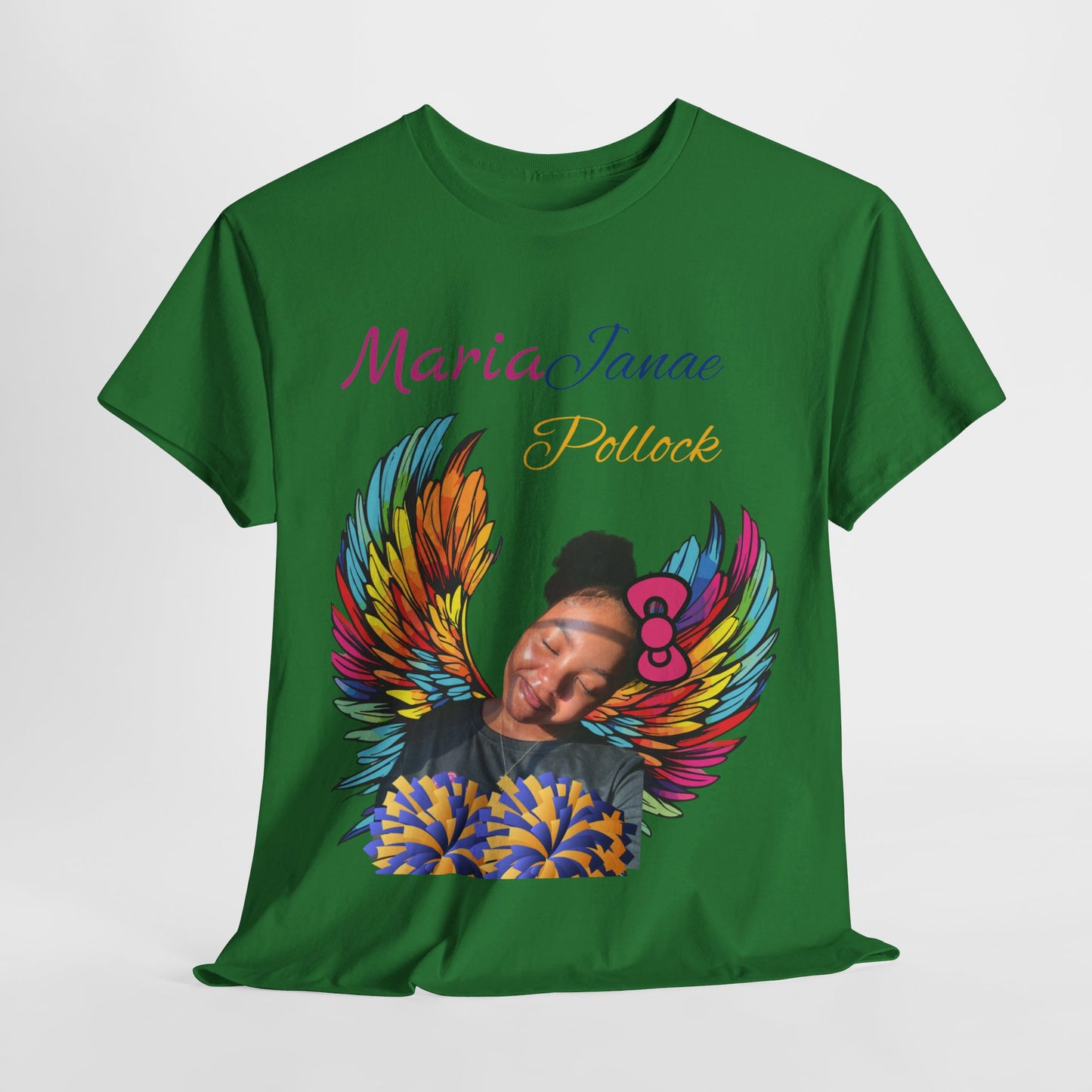 Big Brother  For my family in Honor of Maria Pollock Unisex Heavy Cotton Tee(back customizable for name)