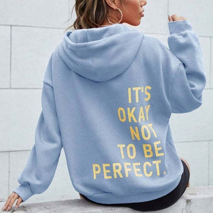 Women's Multi-color Letters Printed Sweatshirt