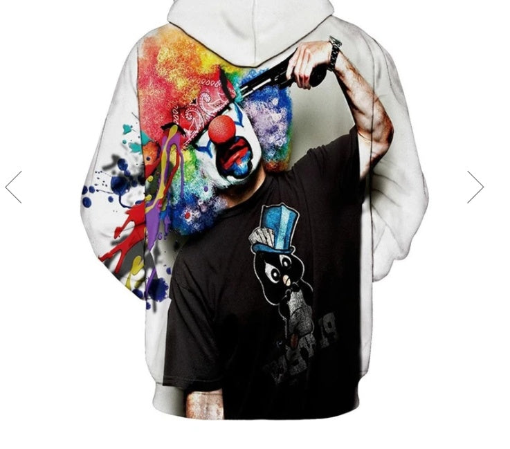 Clown 3D printed hoodie