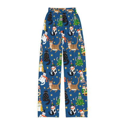 LCM23 Holiday Kitty Xmas Kids Pajama Pants (AOP)