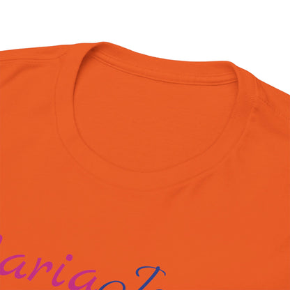 For my family in Honor of Maria Pollock Unisex Heavy Cotton Tee(back customizable for name)