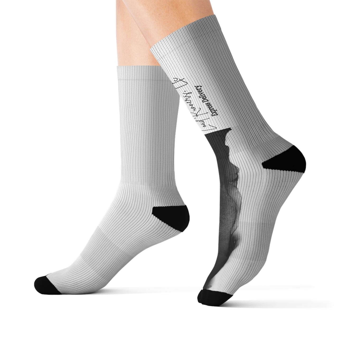 Load Runners, LLC company Sublimation Socks for Creative Souls, Artistic Footwear, Unique Gift for Her, Customizable Socks, Fun Patterned Socks, Holiday Gift Idea