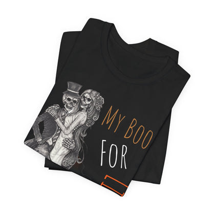 LCM23 My Boo For Life Halloween Unisex Jersey Short Sleeve Tee