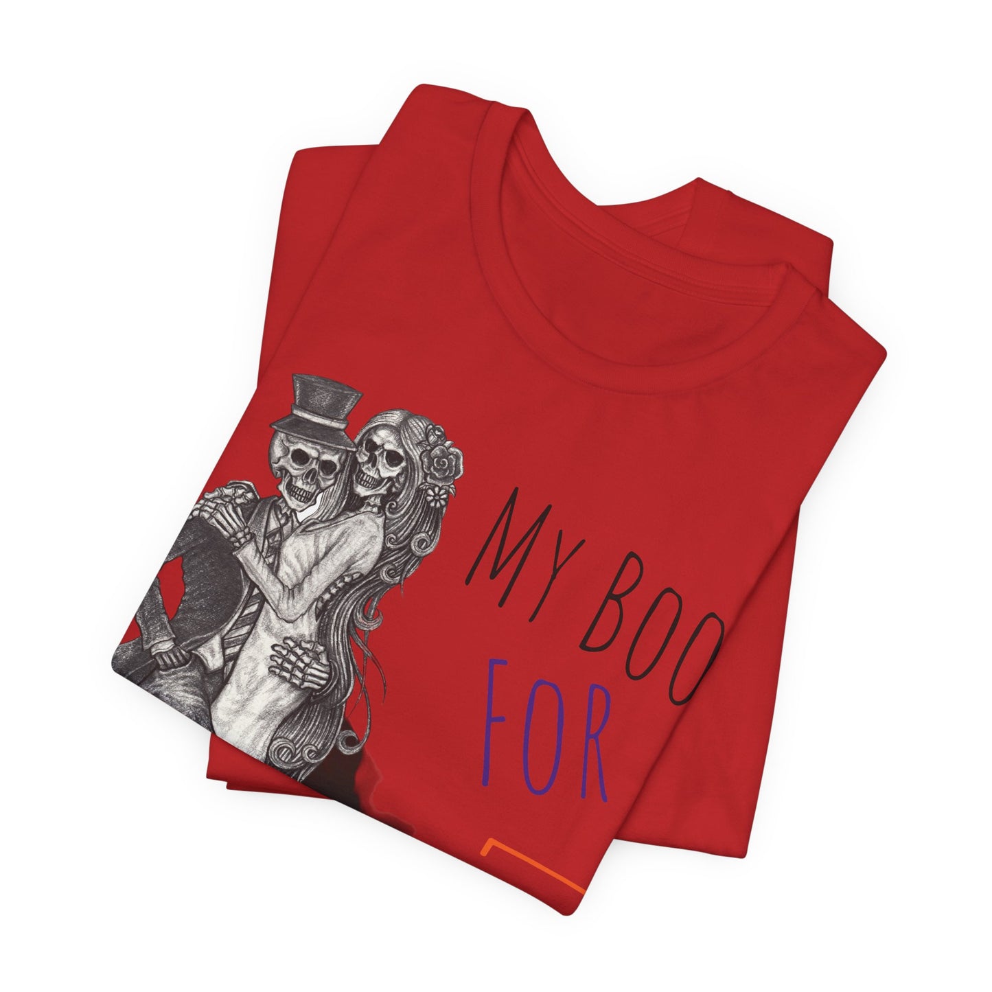 LCM23 My Boo For Life Halloween Unisex Jersey Short Sleeve Tee