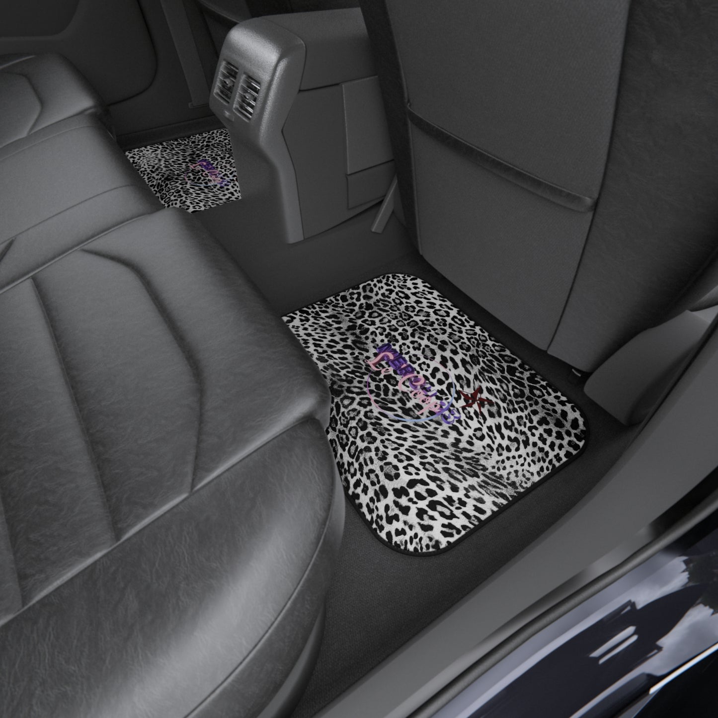 LCM23 Leopard Car Mats (Set of 4)