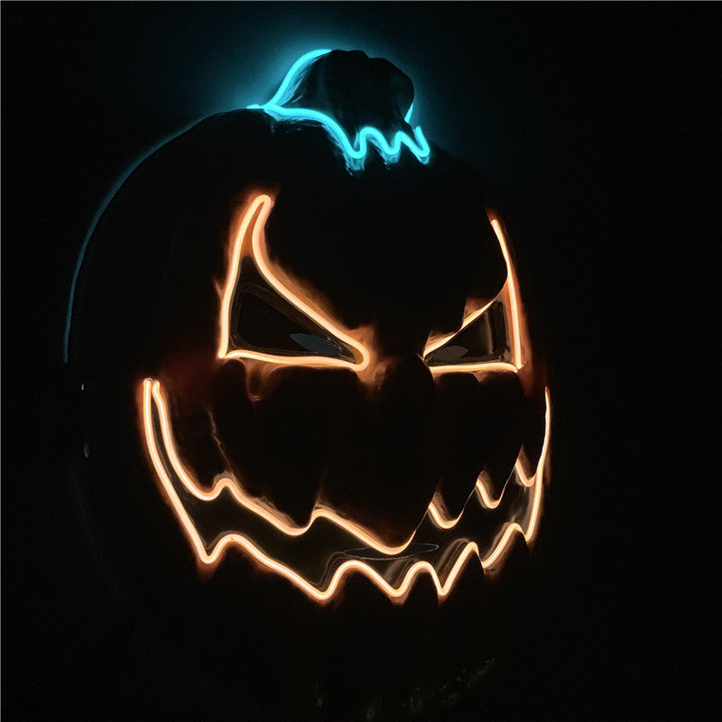 Pumpkin LED Purge Halloween Mask