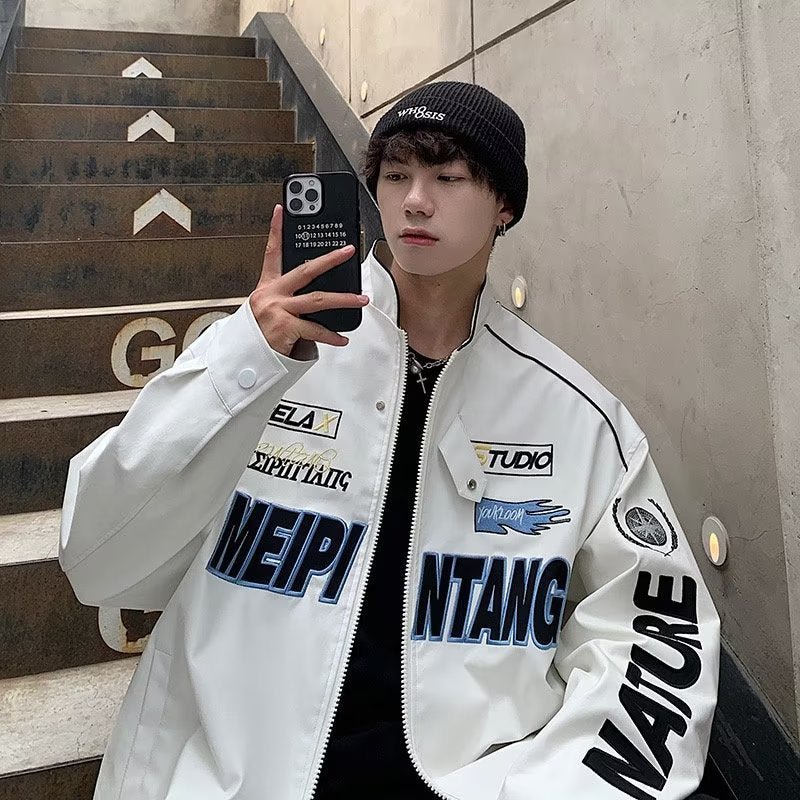 Detachable motorcycle/baseball jacket