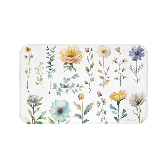 Le' Coop Merch 23 Summer Flowers Bath Mat