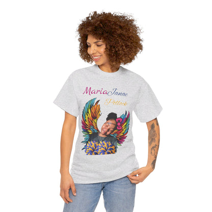 Aunt of an Angel For my family in Honor of Maria Pollock Unisex Heavy Cotton Tee(back customizable for name)