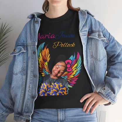 Big Brother  For my family in Honor of Maria Pollock Unisex Heavy Cotton Tee(back customizable for name)