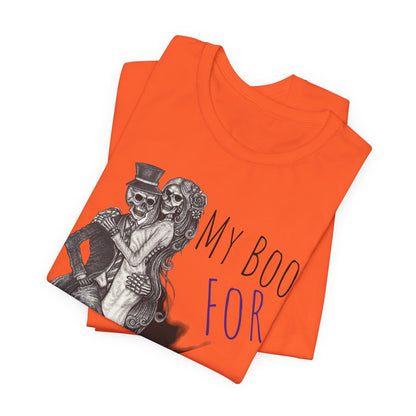 LCM23 My Boo For Life Halloween Unisex Jersey Short Sleeve Tee