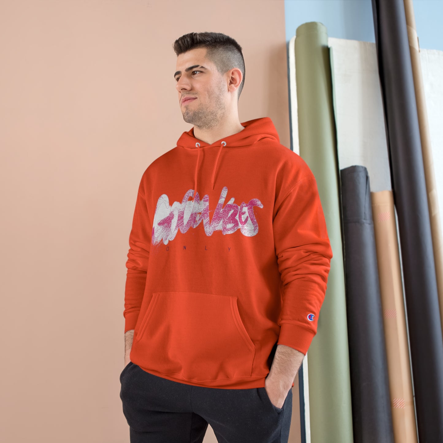 LCM23 Good Vibes Only Champion Hoodie