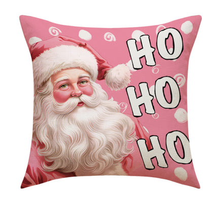 Christmas Pink Pillows