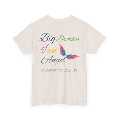 Big Brother  For my family in Honor of Maria Pollock Unisex Heavy Cotton Tee(back customizable for name)