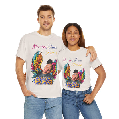 For my family in Honor of Maria Pollock Unisex Heavy Cotton Tee(back customizable for name)