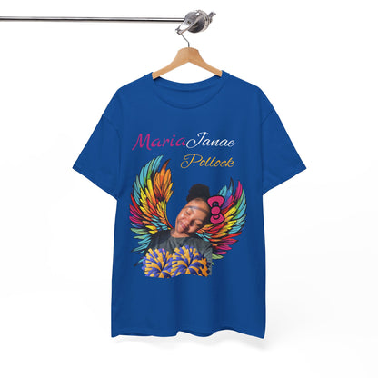 For my family in Honor of Maria Pollock Unisex Heavy Cotton Tee(back customizable for name)