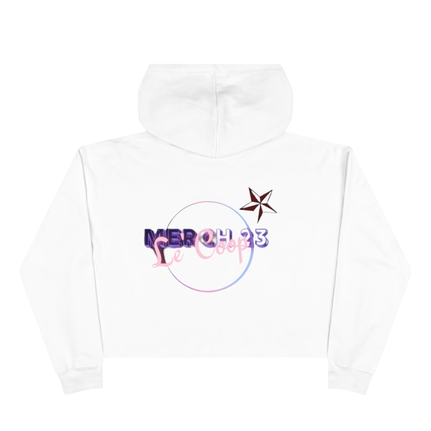 Le' Coop Merch 23 Butt/Heart  Crop Hoodie