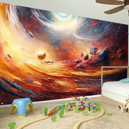 LCm23 Bright Milky Way Over Size Wall Stickers