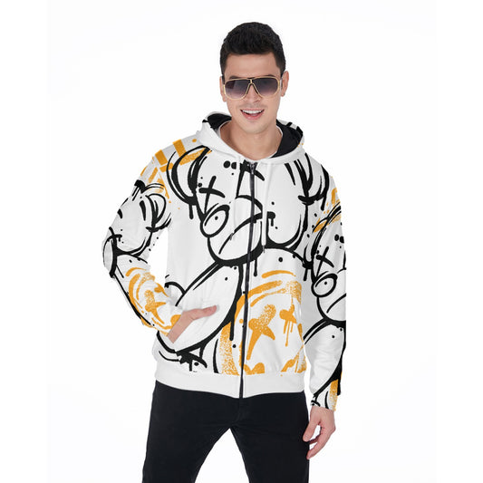 LCM23 YCSM!  All-Over Print Zip Up Hoodie With Pocket