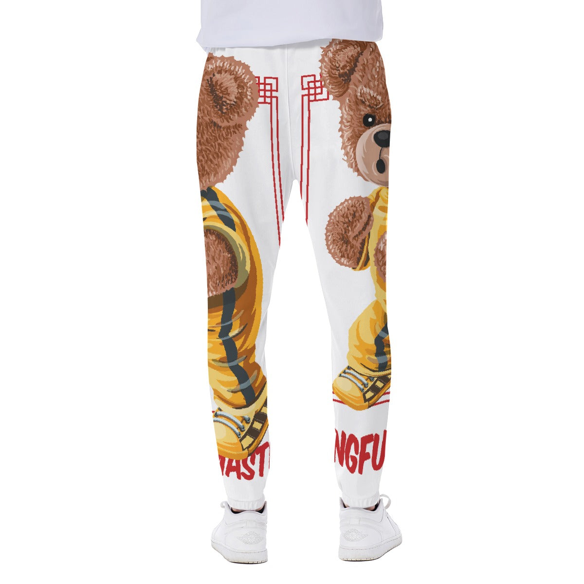 LCM23 Who?  All-Over Print Men's Closed Bottom Light Weight Jogger