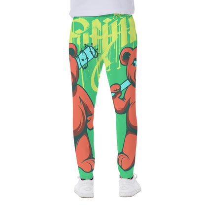 LCM23 Say What?  All-Over Print Men's Closed Bottom Light Weight Jogger