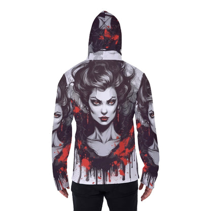 LCM23 Ms. V. All-Over Print Men's Pullover Hoodie With Mask