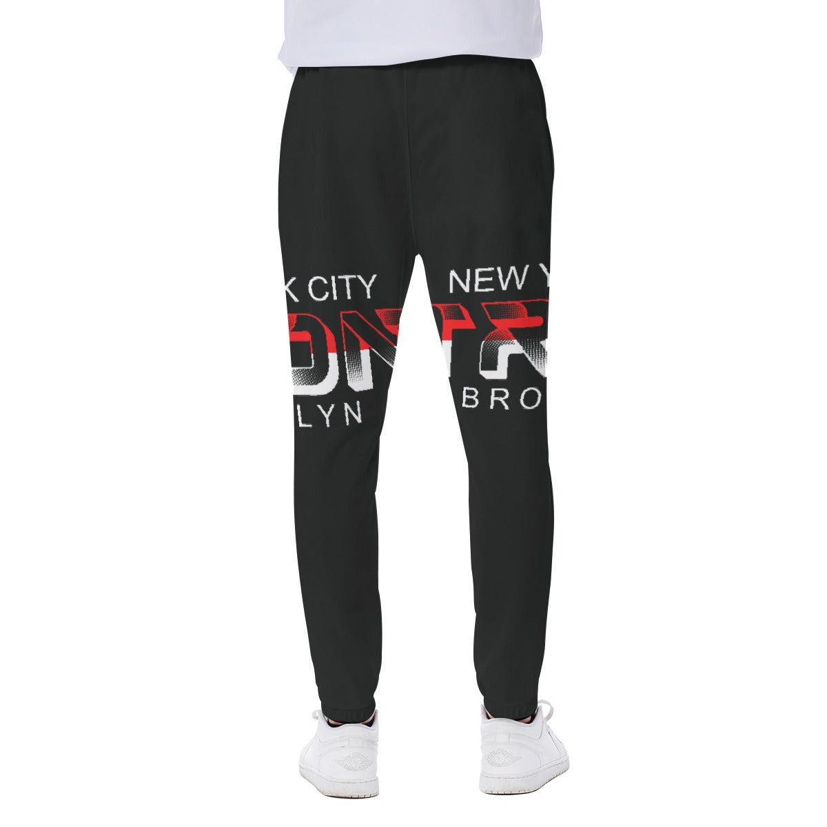 LCM23 Tron Brooklyn NY All-Over Print Men's Closed Bottom Light Weight Jogger