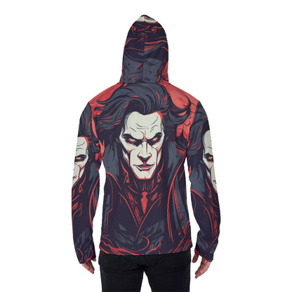 LCM23 Mr. V. All-Over Print Men's Pullover Hoodie With Mask