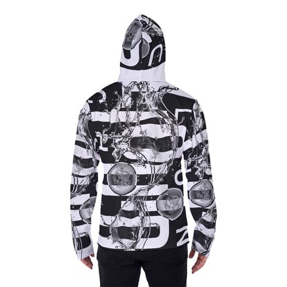 LCM23 Waterworks All-Over Print Men's Pullover Hoodie With Mask