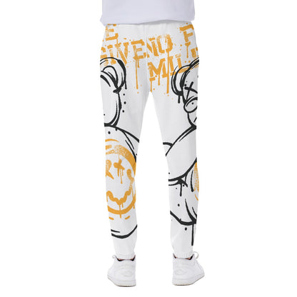 LCM23 YCSM!  All-Over Print Men's Closed Bottom Light Weight Jogger