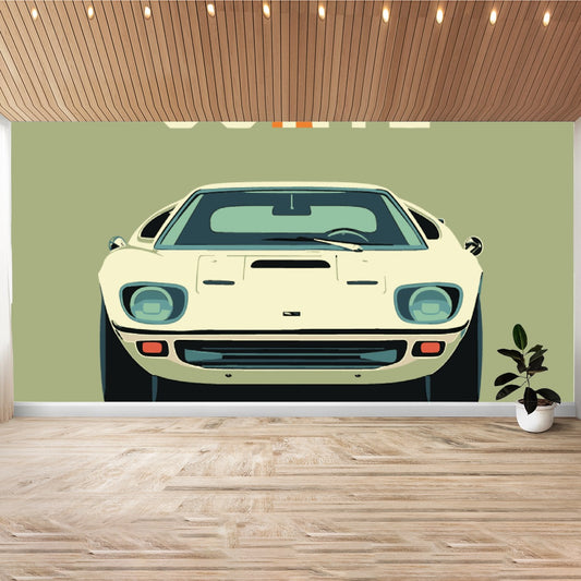 LCM23 Fast Life Over Size Wall Stickers