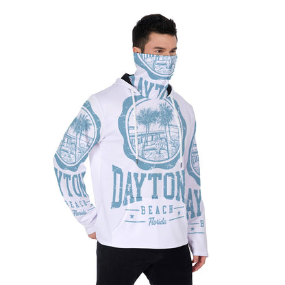 LCM23 Daytona Beach All-Over Print Men's Pullover Hoodie With Mask