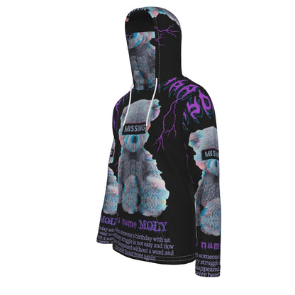 LCM23 Molly Missing All-Over Print Men's Pullover Hoodie With Mask