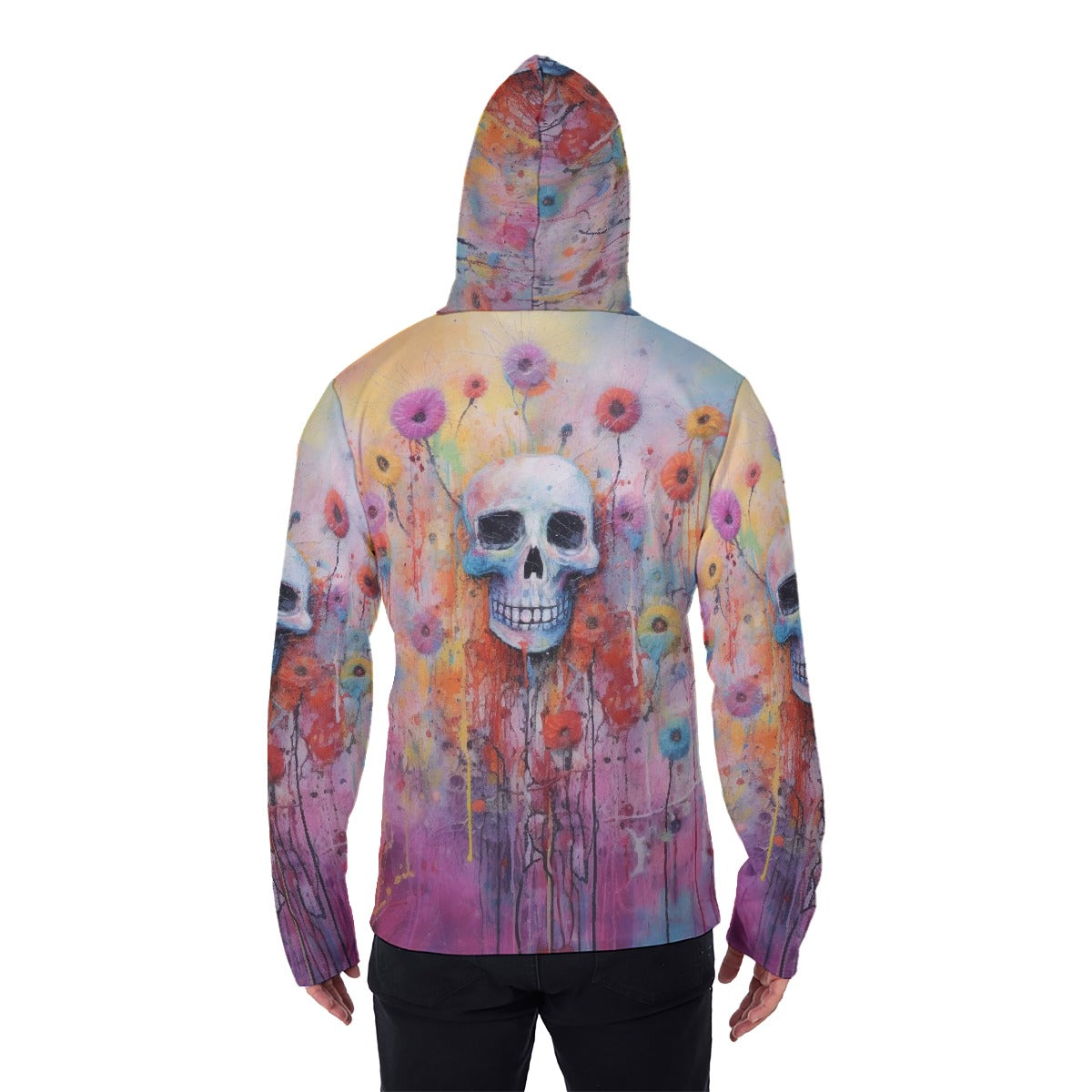 LCM23 Cinco De Mi Ser All-Over Print Men's Pullover Hoodie With Mask