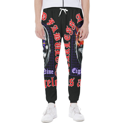 LCM23 89' All-Over Print Men's Closed Bottom Light Weight Jogger