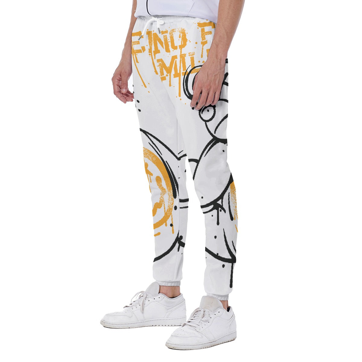 LCM23 YCSM!  All-Over Print Men's Closed Bottom Light Weight Jogger