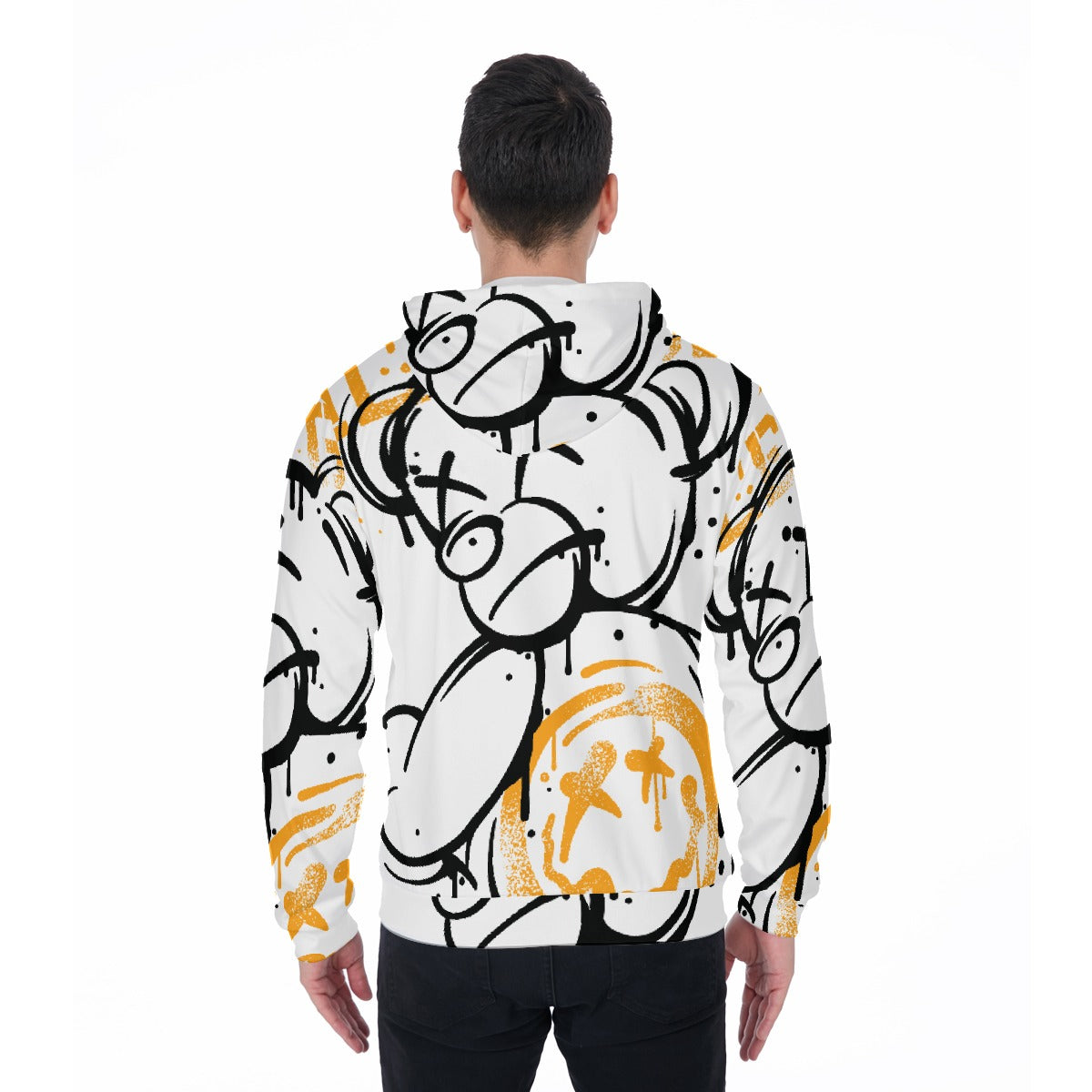 LCM23 YCSM!  All-Over Print Zip Up Hoodie With Pocket