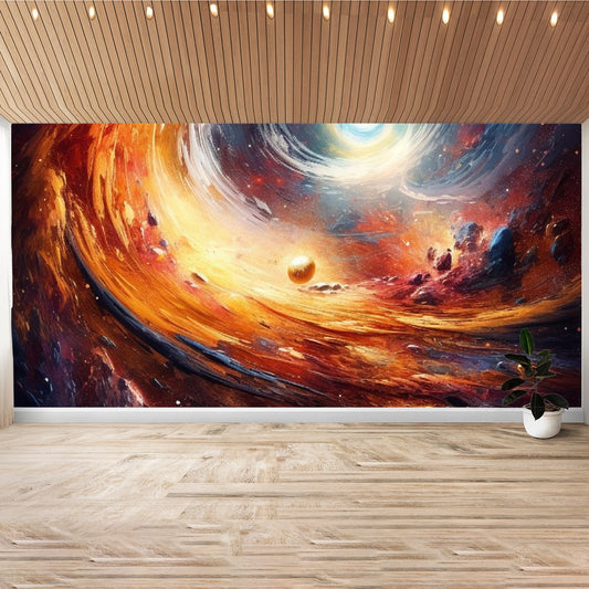 LCm23 Bright Milky Way Over Size Wall Stickers