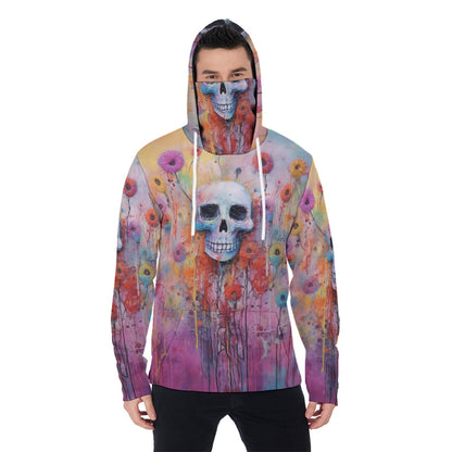 LCM23 Cinco De Mi Ser All-Over Print Men's Pullover Hoodie With Mask