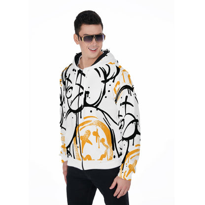 LCM23 YCSM!  All-Over Print Zip Up Hoodie With Pocket