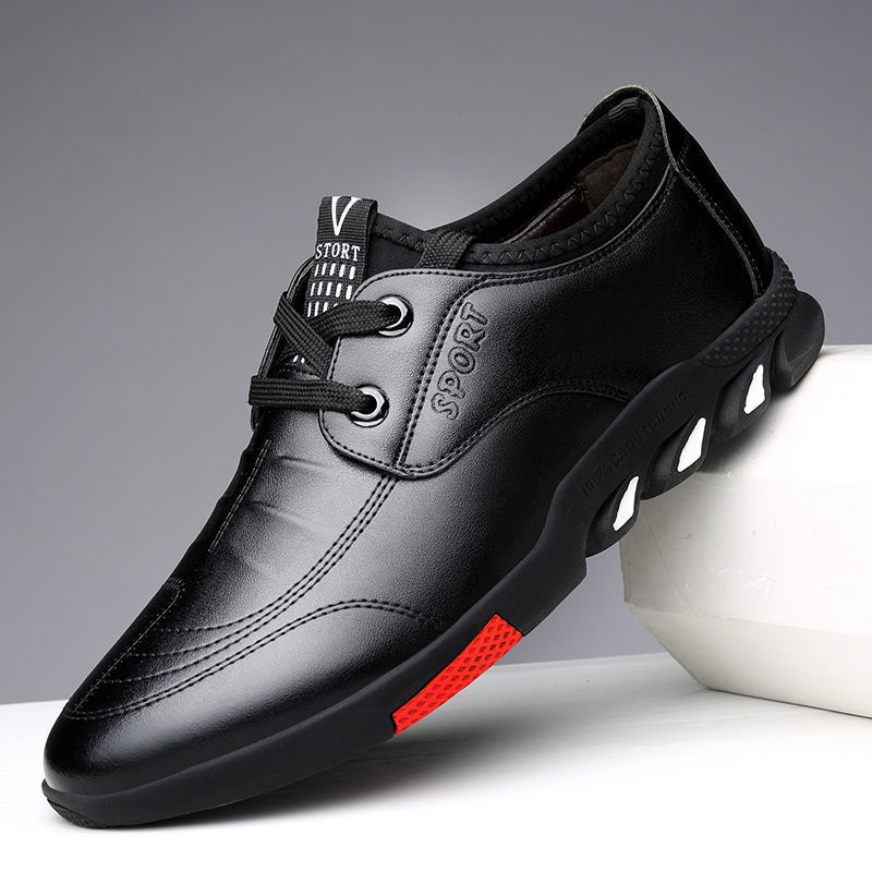 Mens Leather Spring Shoes