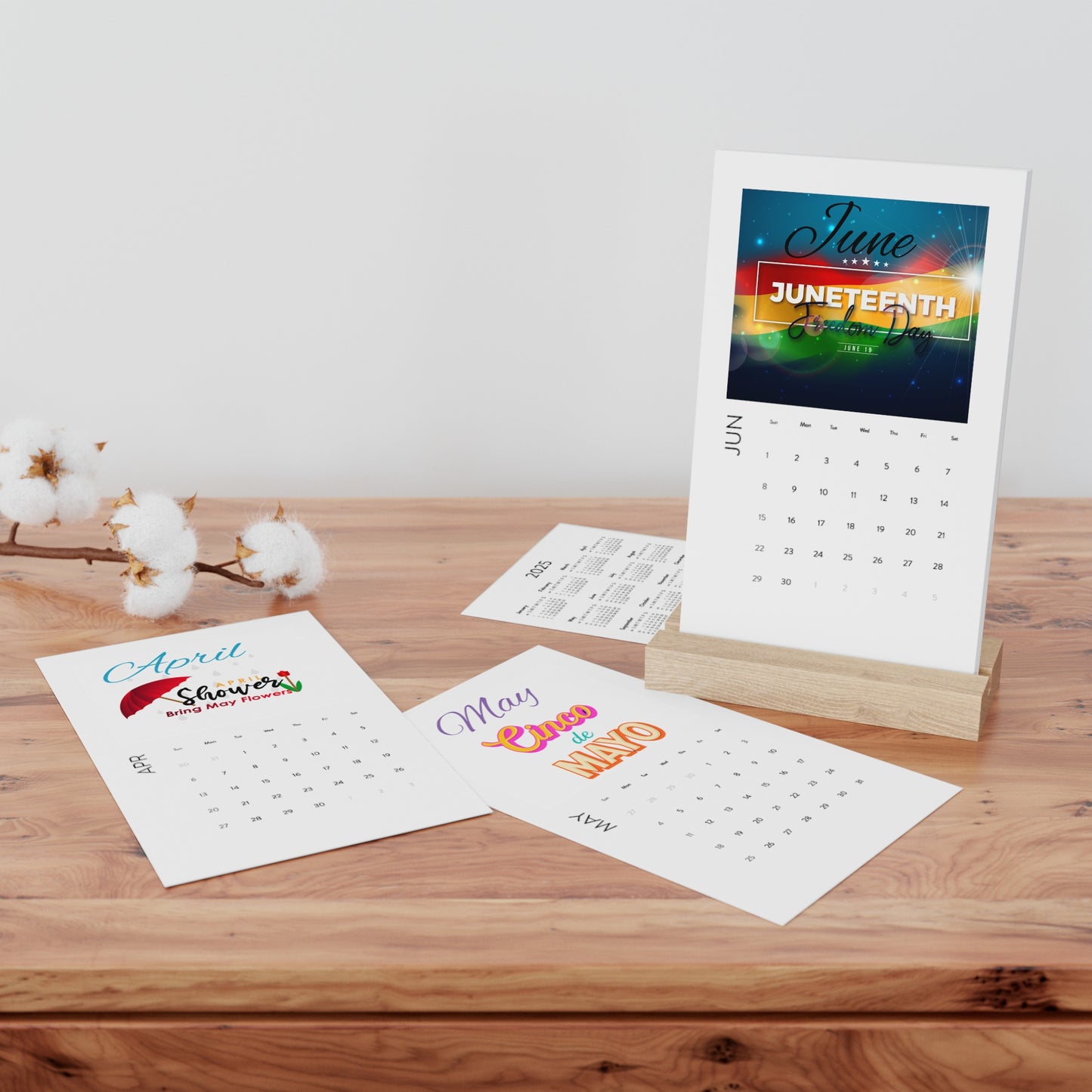 LCM23 Vertical Desk Calendar (2025)