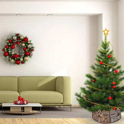LED Gingerbread Christmas Tree Collar