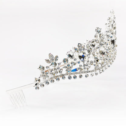 Rhinestone Crown Wedding Tiara