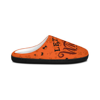 LCM23 Let's Get Wicked Halloween Men's Indoor Slippers