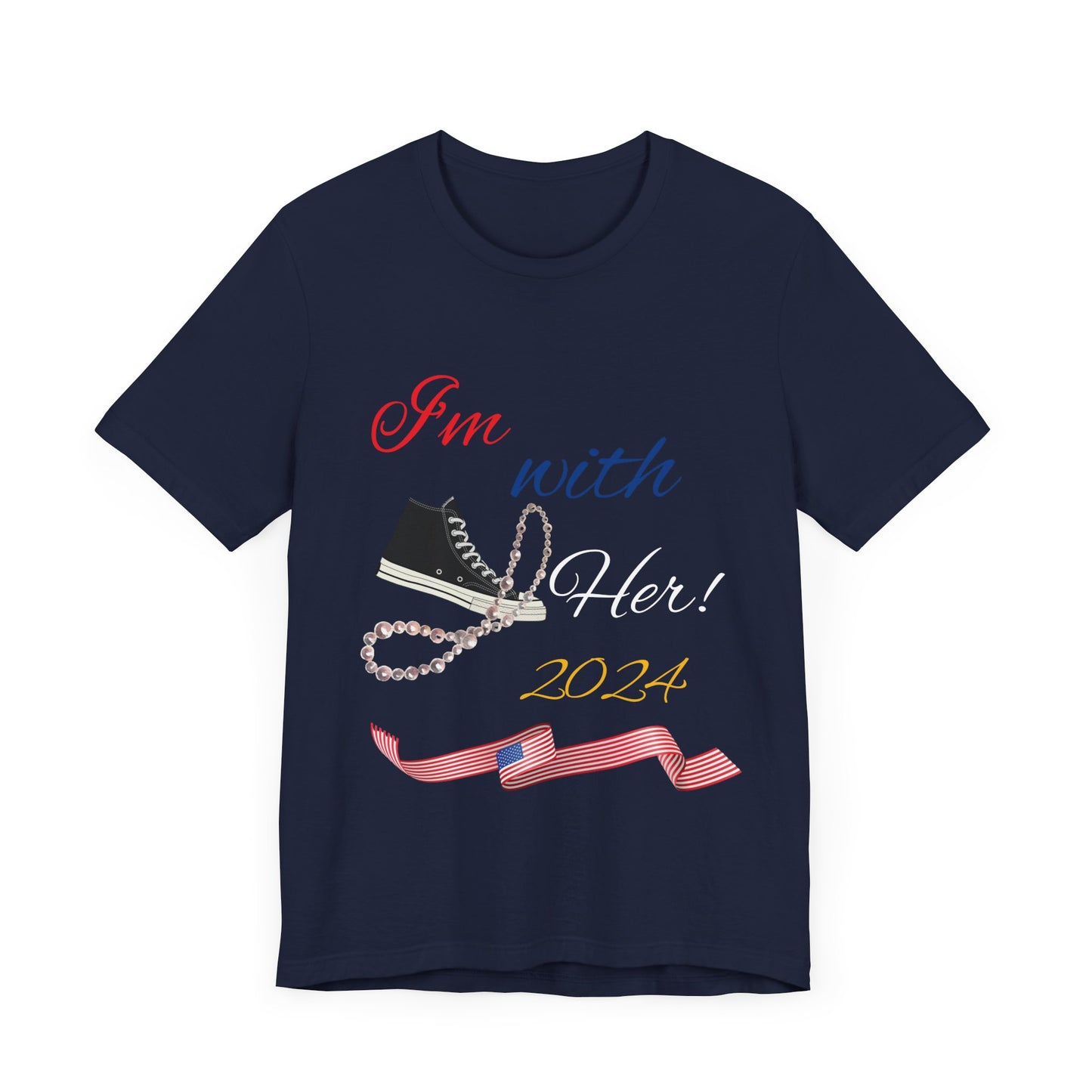 LCM23 I'm With Her/Harris/Walz Unisex Jersey Short Sleeve Tee