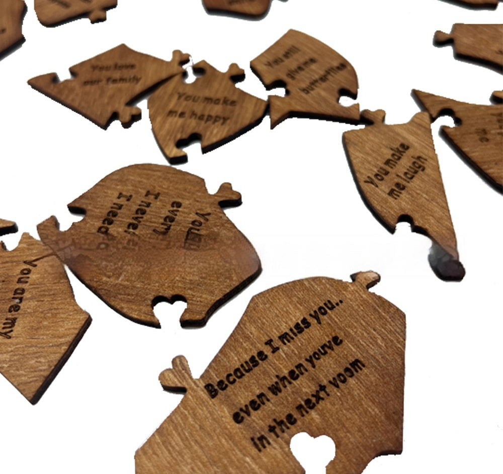 New Valentine's Day Wooden Love Puzzle Resons Why I Love You