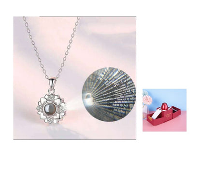 Valentine's Day Metal Rose Jewelry Gift Box