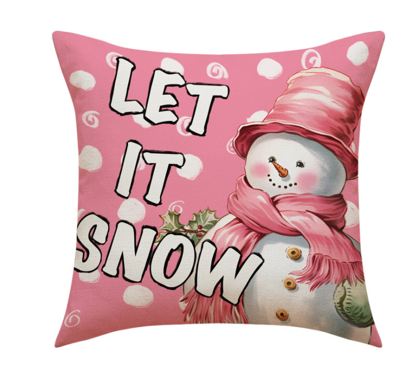 Christmas Pink Pillows